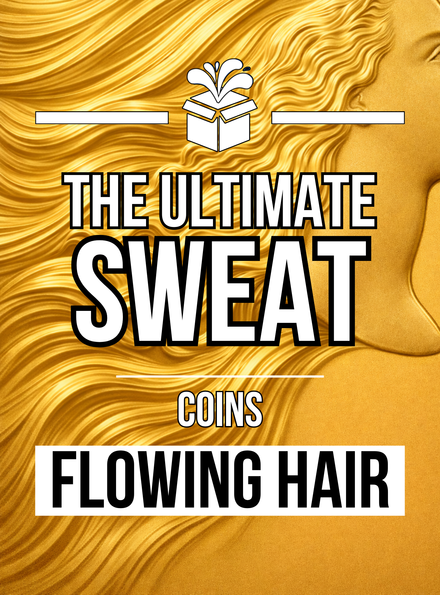 Flowing Hair Gold Sweats